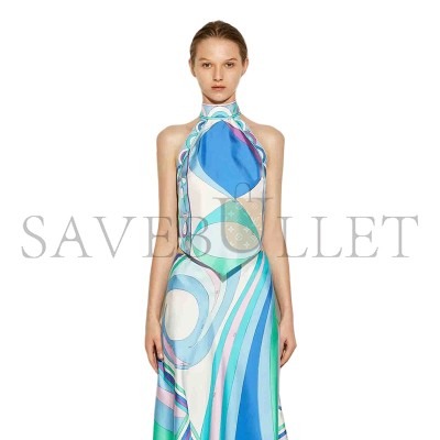 PUCCI PRINTED SILK MIDI SKIRT 4HRW184H731036